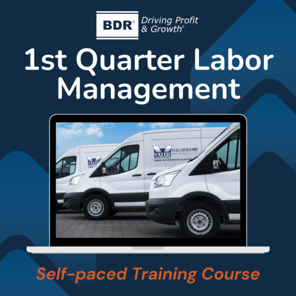 1st Quarter Labor Management.