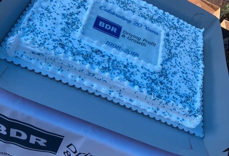 20th9_ni Cake, BDR Raises a Toast to 20 Years of Driving Profit & Growth