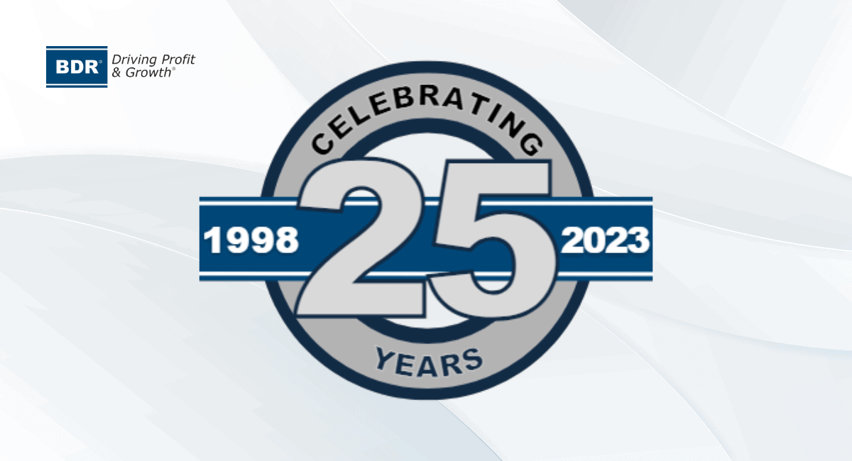 BDR 25 Years Graphic - Press Release.