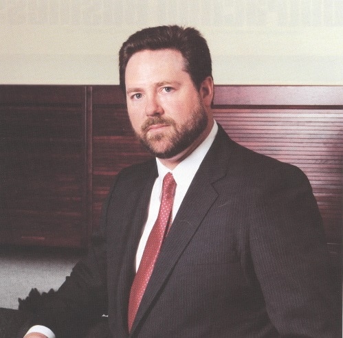 Barry Burnett Suit and Tie standing. Barry Burnett Suit and Tie standing.