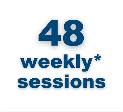 48 Weekly* Sessions