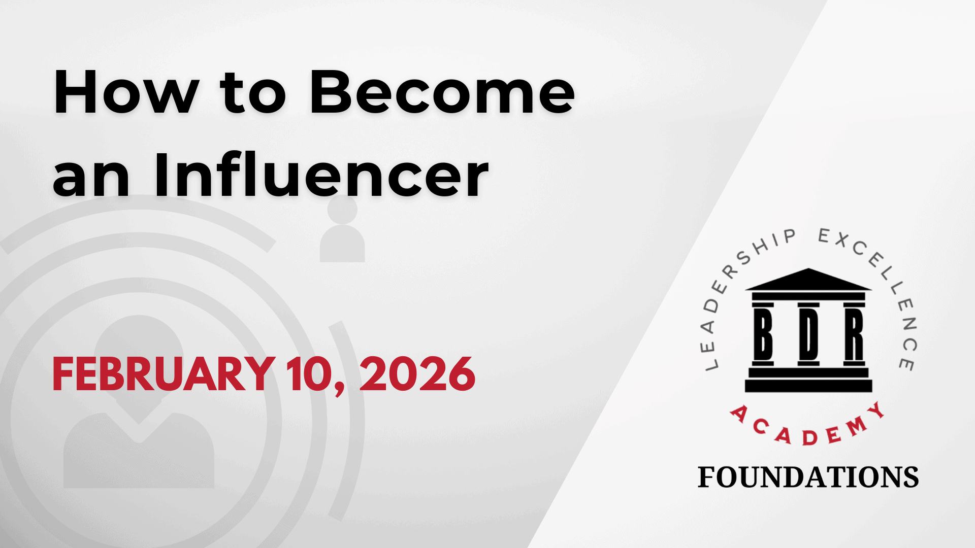 How to Become an Influencer.