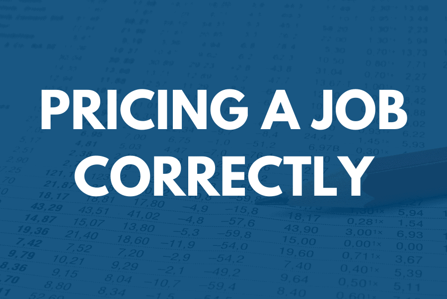 Pricing A Job Correctly Pricing a Job Correctly | 3 Hour Training | Distributors | BDR
