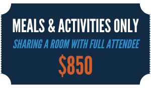 SPARK 2023 meals and activities price