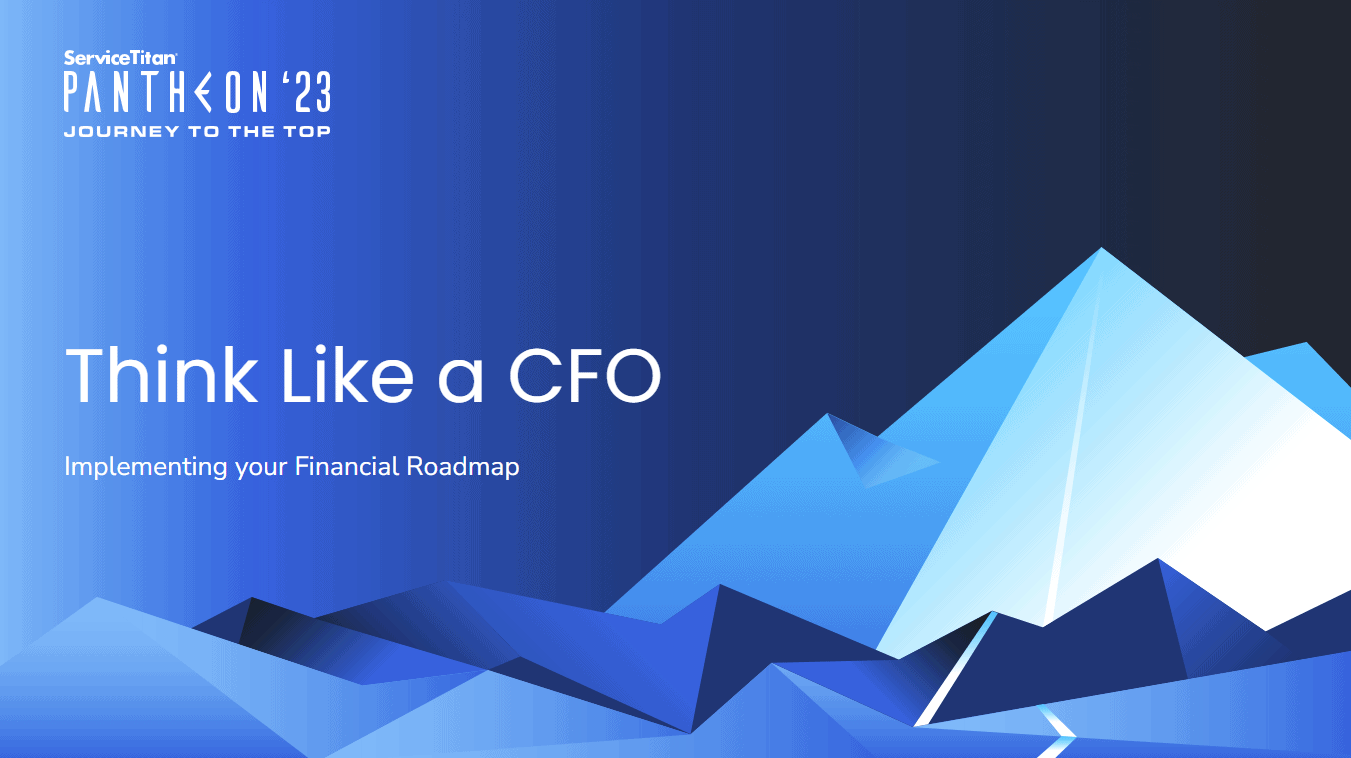 Think Like a CFO Think Like a CFO