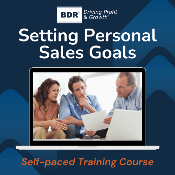 Setting Personal Sales Goals.