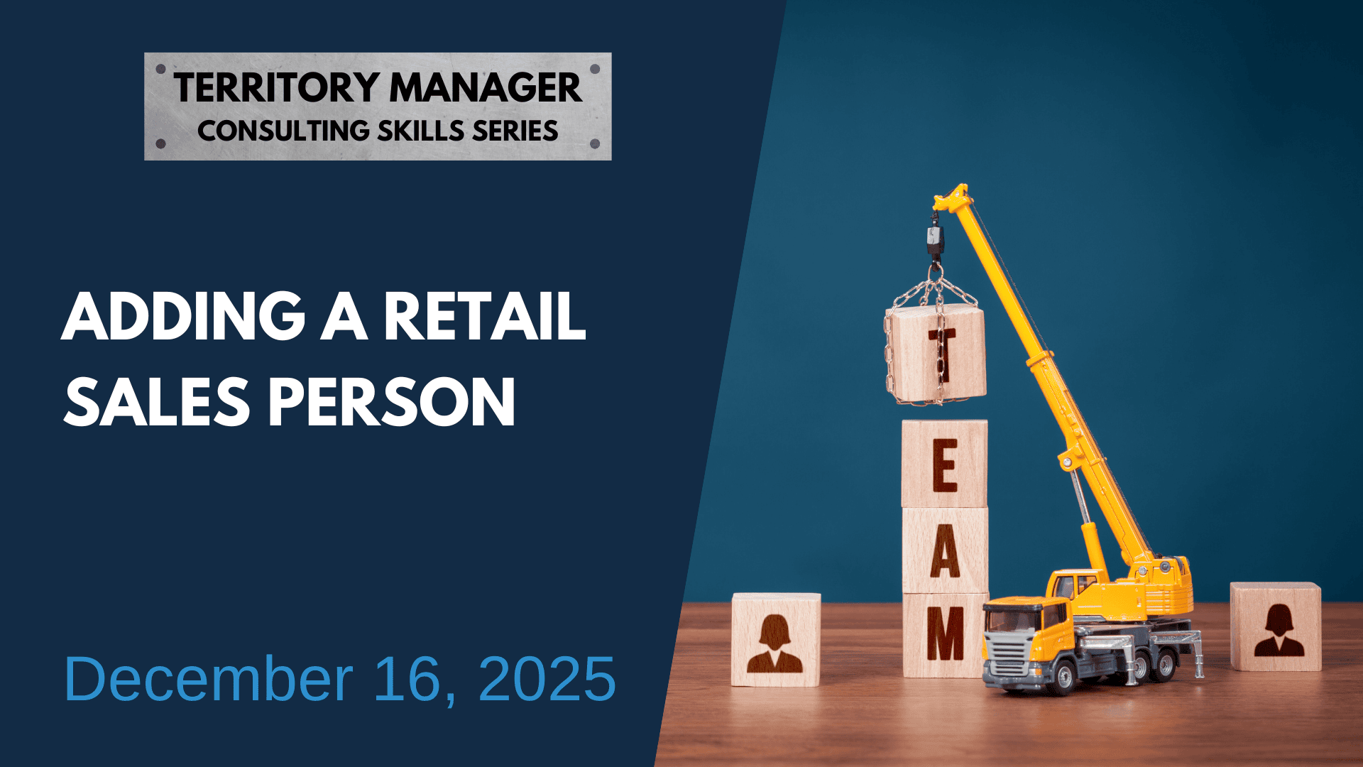 Adding a Retail Salesperson.