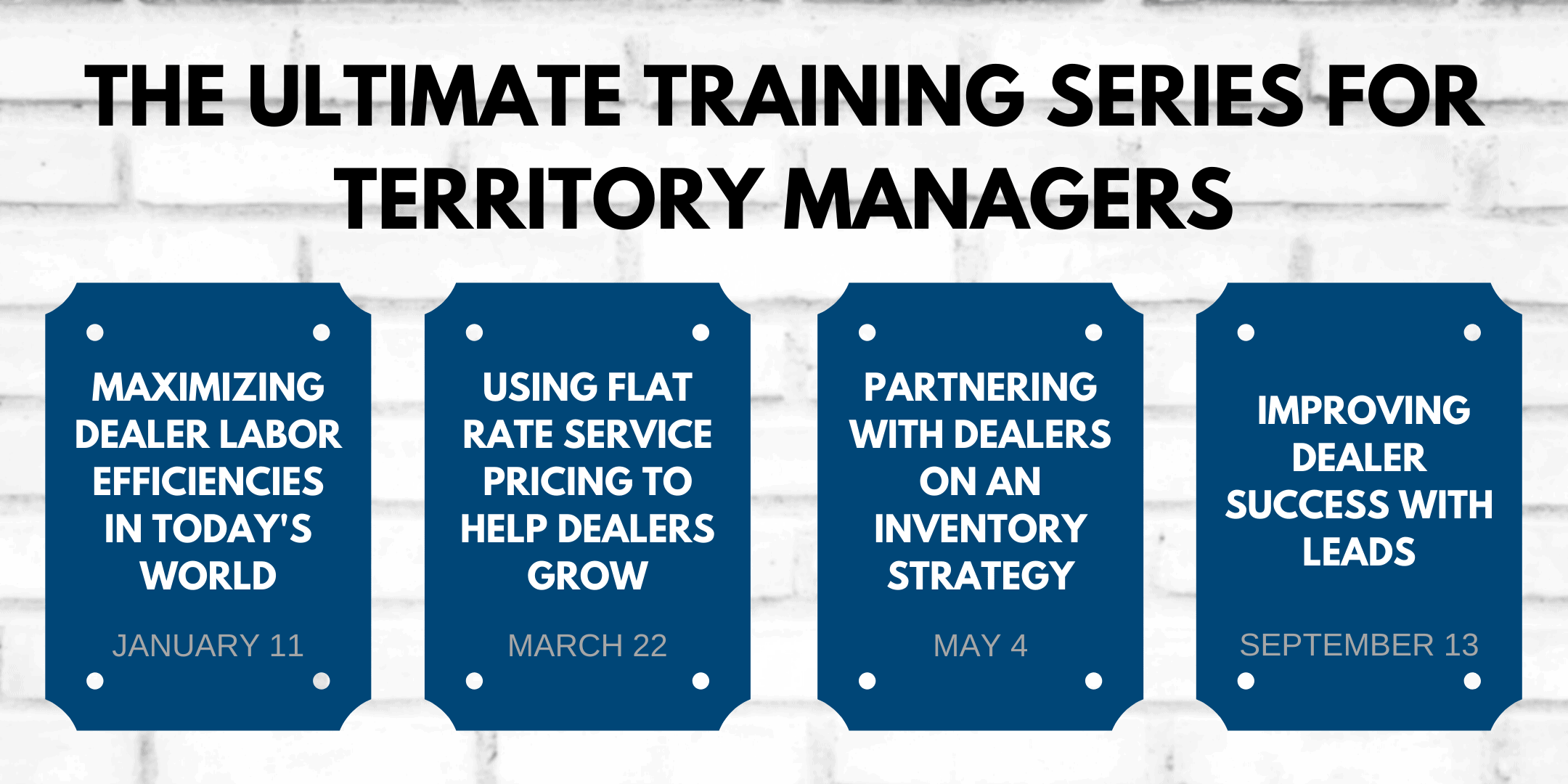 Territory Manager training