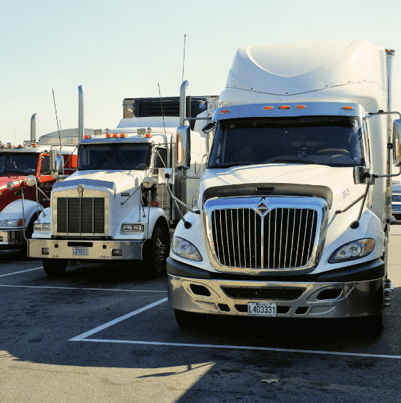 Truck (1) Three parked trucks