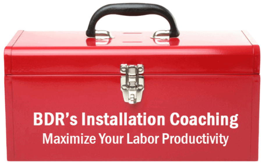 BDR Installation Coaching toolbox.