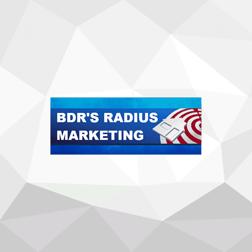 BDR Radius Marketing logo.