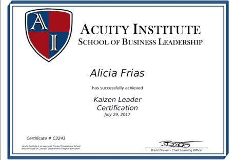 kaizen-certificationalicia_ni Certification