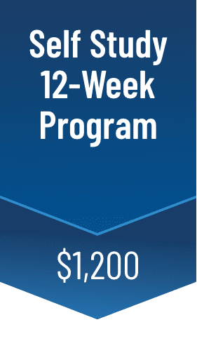 Self Study 12-Week Program. $1,200.